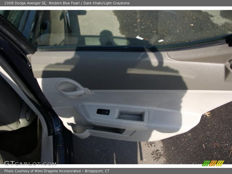 Modern Blue Pearl / Dark Khaki/Light Graystone 2008 Dodge Avenger SE