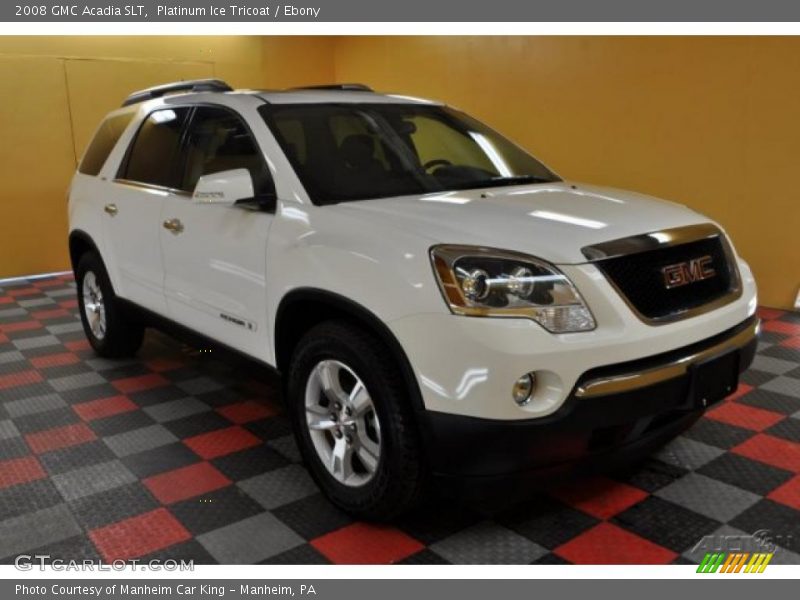 Platinum Ice Tricoat / Ebony 2008 GMC Acadia SLT