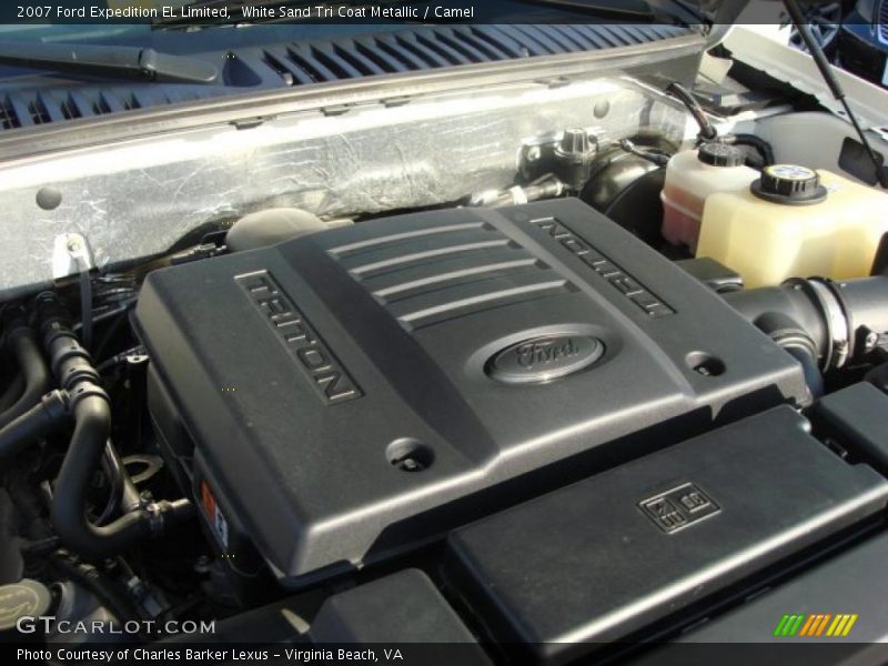 White Sand Tri Coat Metallic / Camel 2007 Ford Expedition EL Limited