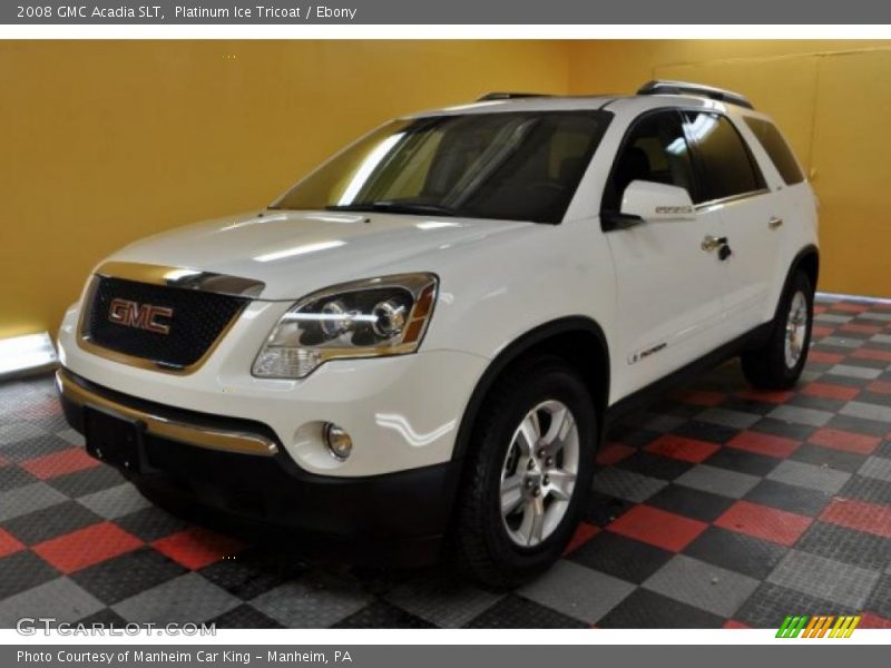 Platinum Ice Tricoat / Ebony 2008 GMC Acadia SLT