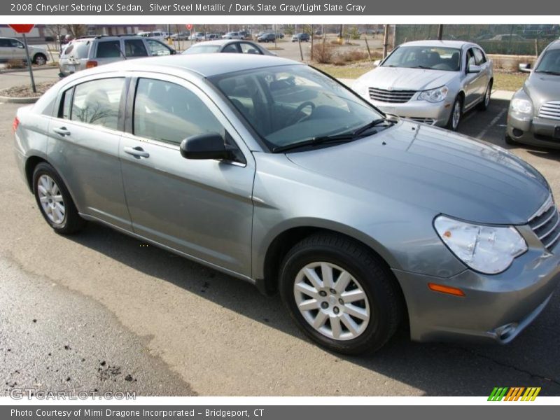 Silver Steel Metallic / Dark Slate Gray/Light Slate Gray 2008 Chrysler Sebring LX Sedan