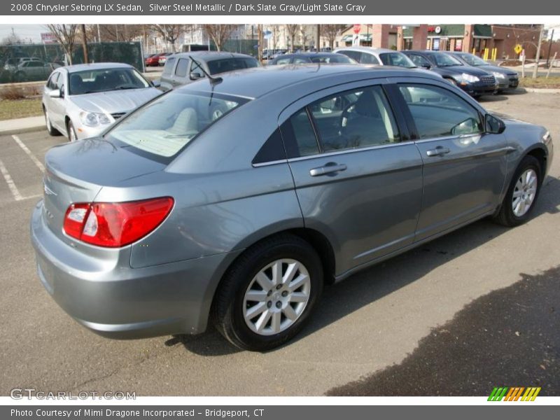 Silver Steel Metallic / Dark Slate Gray/Light Slate Gray 2008 Chrysler Sebring LX Sedan
