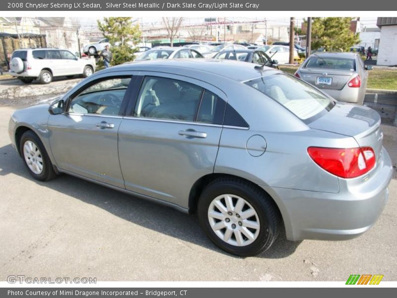 Silver Steel Metallic / Dark Slate Gray/Light Slate Gray 2008 Chrysler Sebring LX Sedan