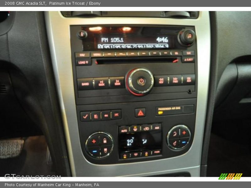 Platinum Ice Tricoat / Ebony 2008 GMC Acadia SLT