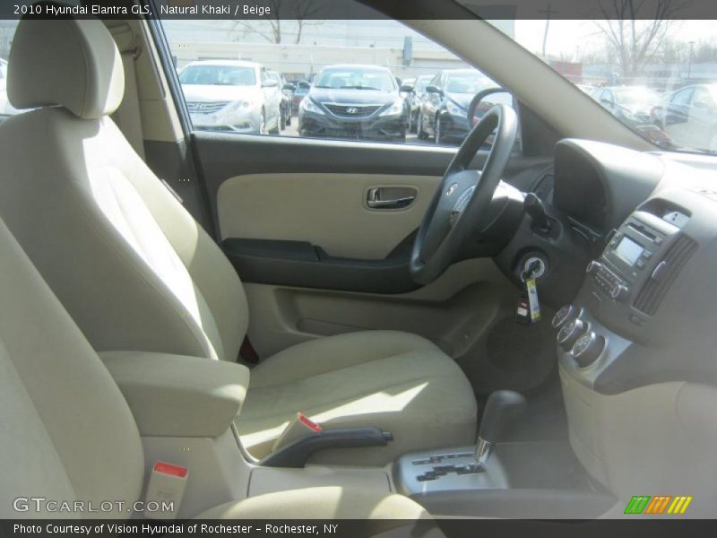 Natural Khaki / Beige 2010 Hyundai Elantra GLS