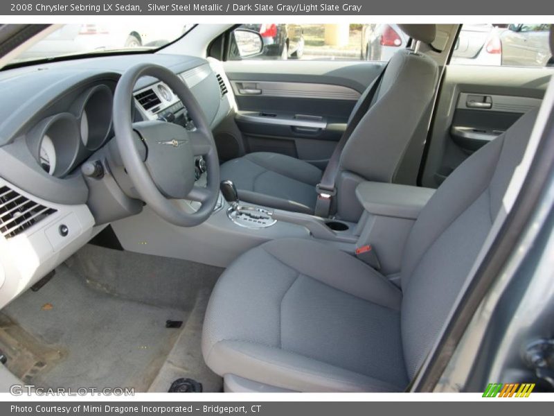  2008 Sebring LX Sedan Dark Slate Gray/Light Slate Gray Interior