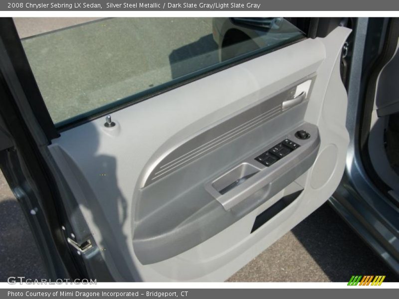 Silver Steel Metallic / Dark Slate Gray/Light Slate Gray 2008 Chrysler Sebring LX Sedan