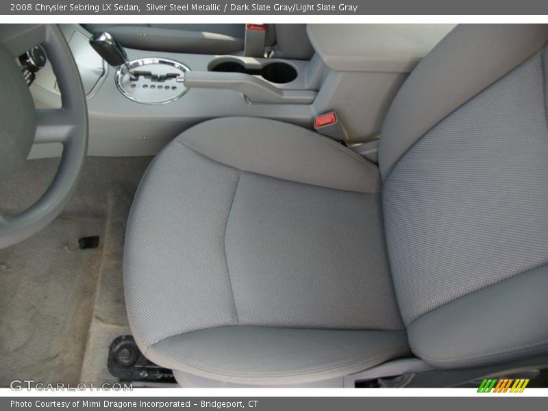 Silver Steel Metallic / Dark Slate Gray/Light Slate Gray 2008 Chrysler Sebring LX Sedan