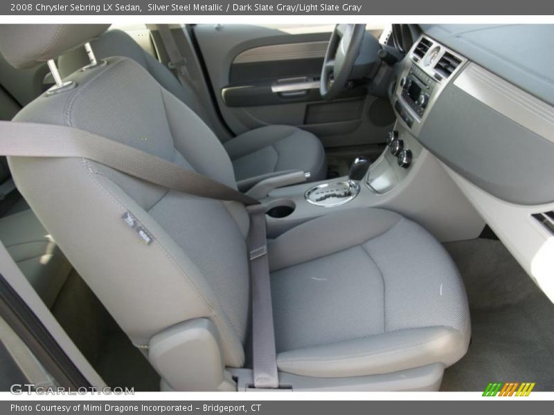 Silver Steel Metallic / Dark Slate Gray/Light Slate Gray 2008 Chrysler Sebring LX Sedan