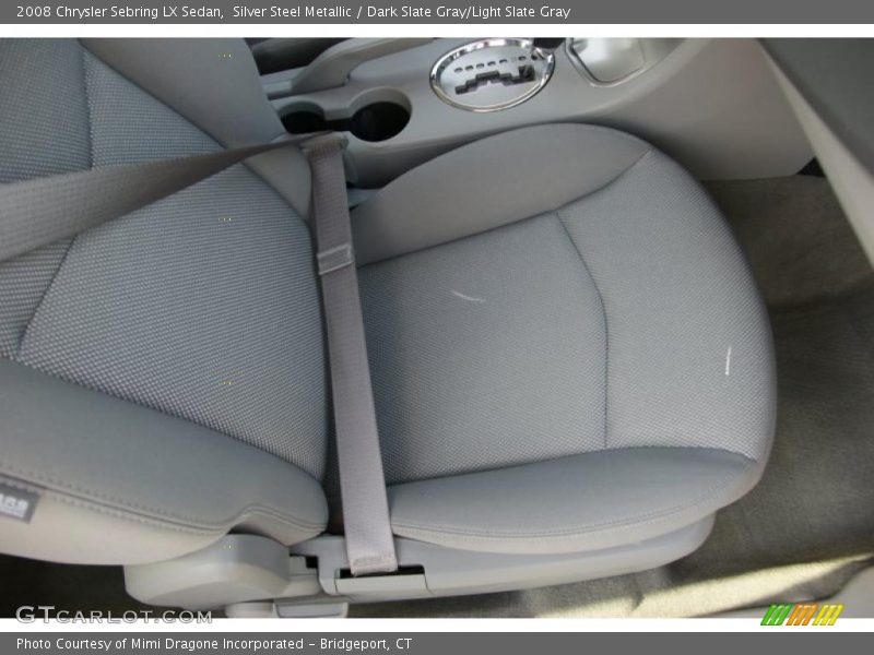 Silver Steel Metallic / Dark Slate Gray/Light Slate Gray 2008 Chrysler Sebring LX Sedan