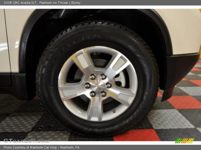 Platinum Ice Tricoat / Ebony 2008 GMC Acadia SLT