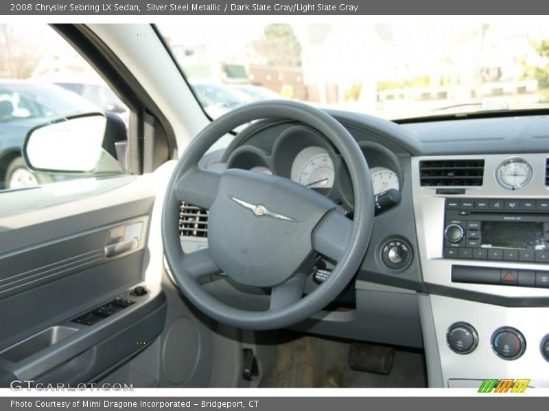Silver Steel Metallic / Dark Slate Gray/Light Slate Gray 2008 Chrysler Sebring LX Sedan
