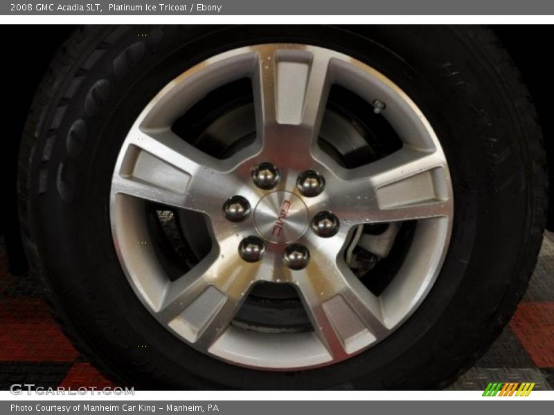 Platinum Ice Tricoat / Ebony 2008 GMC Acadia SLT