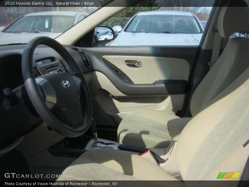 Natural Khaki / Beige 2010 Hyundai Elantra GLS