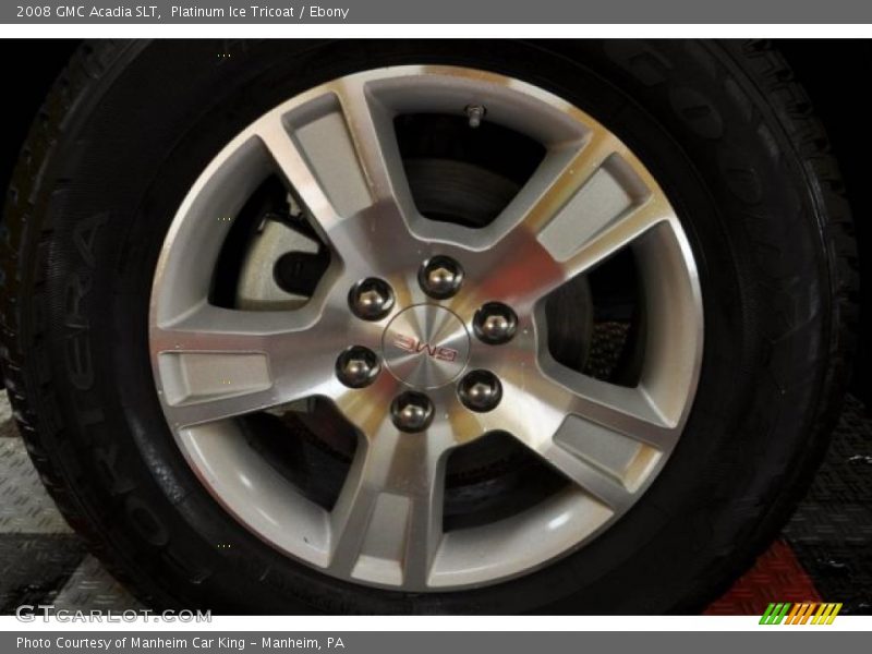 Platinum Ice Tricoat / Ebony 2008 GMC Acadia SLT