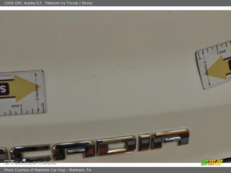 Platinum Ice Tricoat / Ebony 2008 GMC Acadia SLT