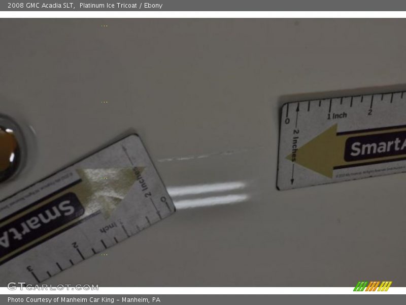 Platinum Ice Tricoat / Ebony 2008 GMC Acadia SLT