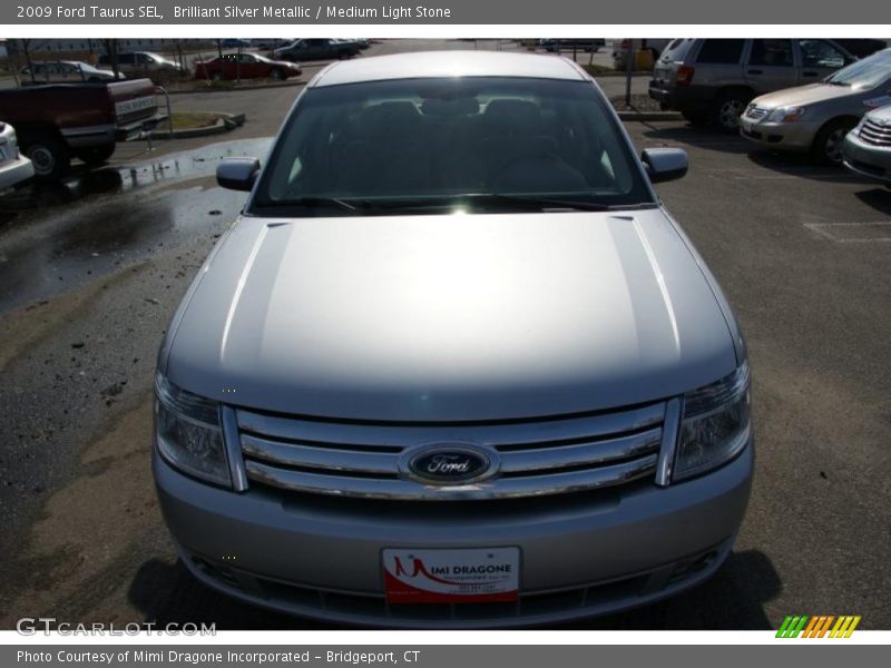Brilliant Silver Metallic / Medium Light Stone 2009 Ford Taurus SEL