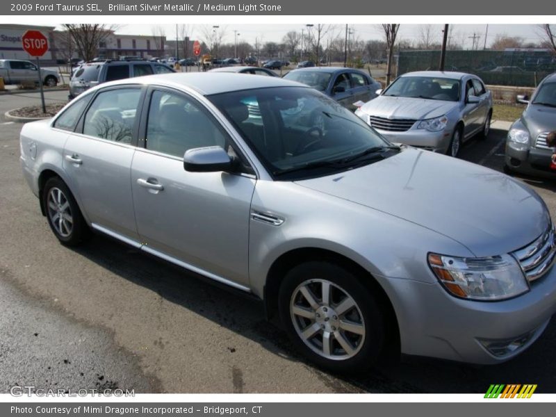 Brilliant Silver Metallic / Medium Light Stone 2009 Ford Taurus SEL