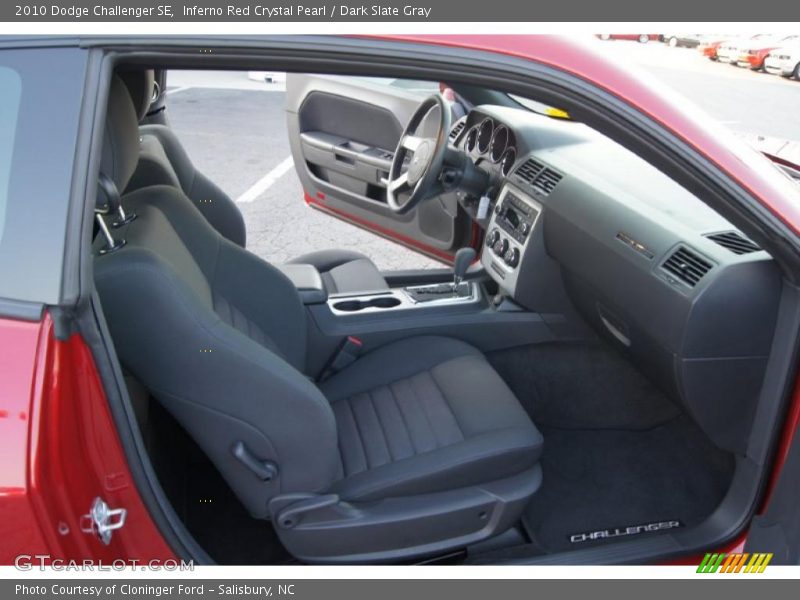 Inferno Red Crystal Pearl / Dark Slate Gray 2010 Dodge Challenger SE