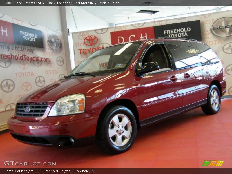 Dark Toreador Red Metallic / Pebble Beige 2004 Ford Freestar SES