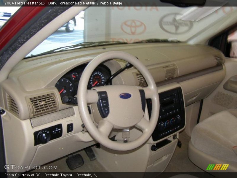 Dark Toreador Red Metallic / Pebble Beige 2004 Ford Freestar SES
