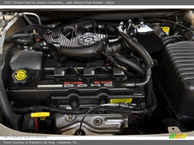  2003 Sebring Limited Convertible Engine - 2.7 Liter DOHC 24-Valve V6