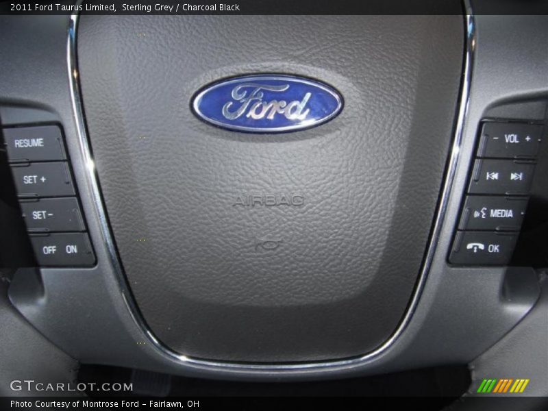 Sterling Grey / Charcoal Black 2011 Ford Taurus Limited