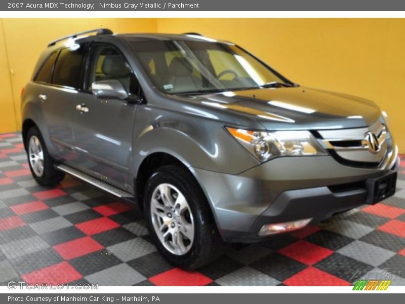 Nimbus Gray Metallic / Parchment 2007 Acura MDX Technology