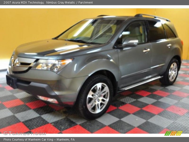 Nimbus Gray Metallic / Parchment 2007 Acura MDX Technology