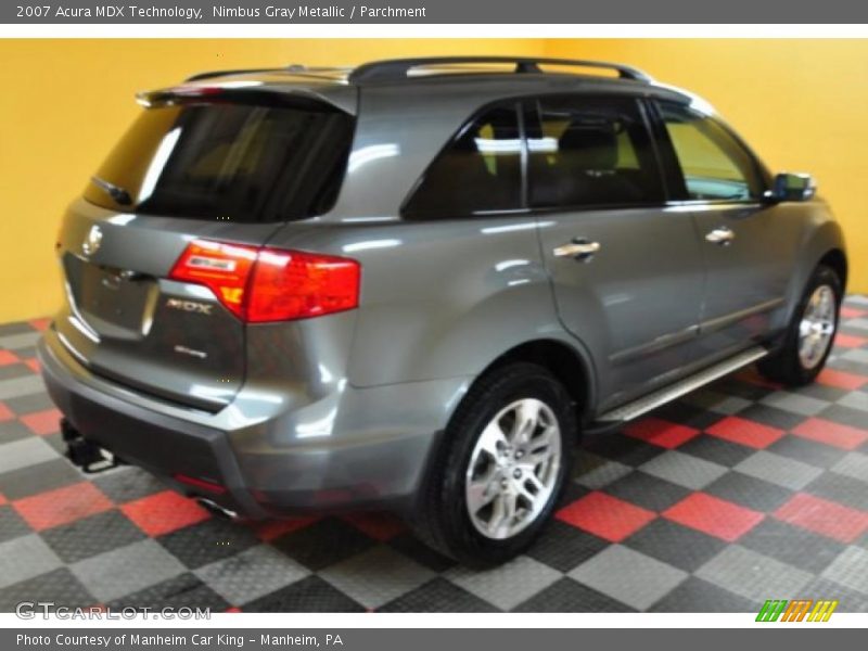 Nimbus Gray Metallic / Parchment 2007 Acura MDX Technology