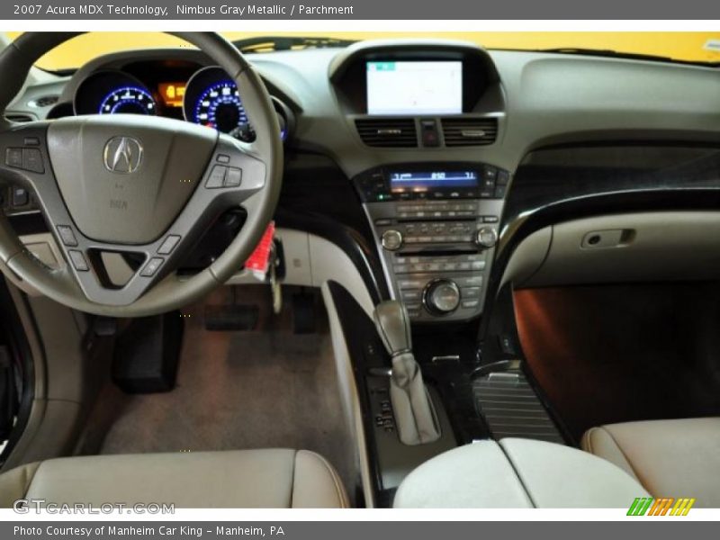 Nimbus Gray Metallic / Parchment 2007 Acura MDX Technology
