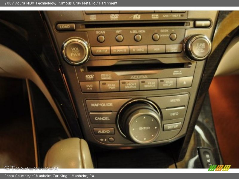 Nimbus Gray Metallic / Parchment 2007 Acura MDX Technology