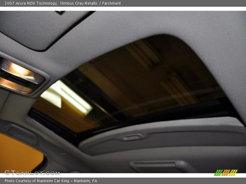 Nimbus Gray Metallic / Parchment 2007 Acura MDX Technology
