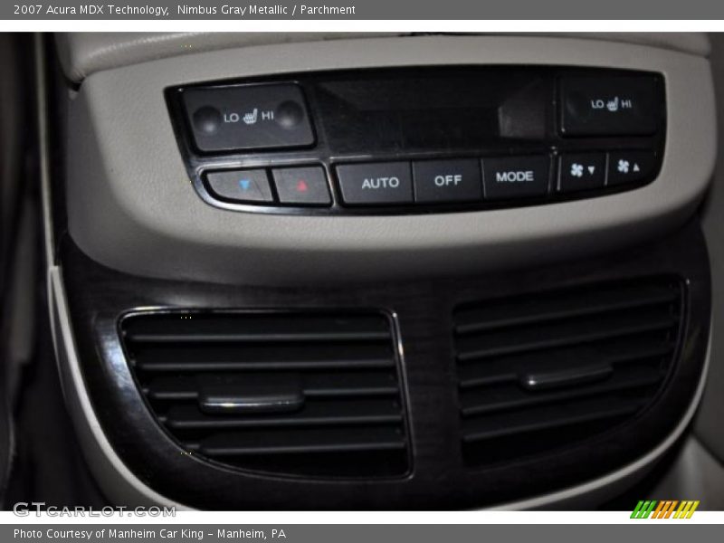 Nimbus Gray Metallic / Parchment 2007 Acura MDX Technology