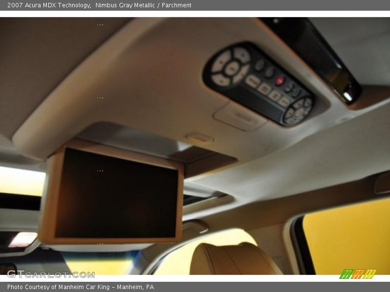 Nimbus Gray Metallic / Parchment 2007 Acura MDX Technology