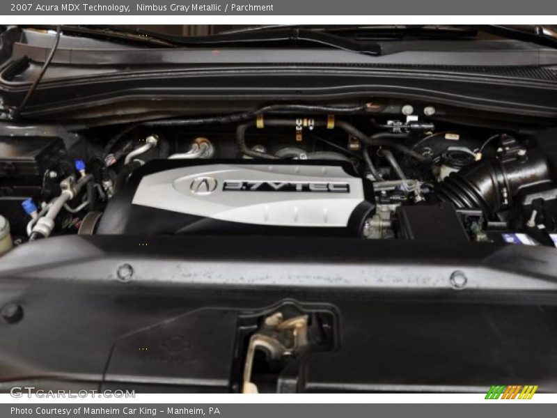 Nimbus Gray Metallic / Parchment 2007 Acura MDX Technology