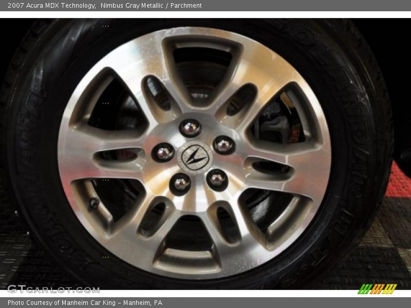 Nimbus Gray Metallic / Parchment 2007 Acura MDX Technology