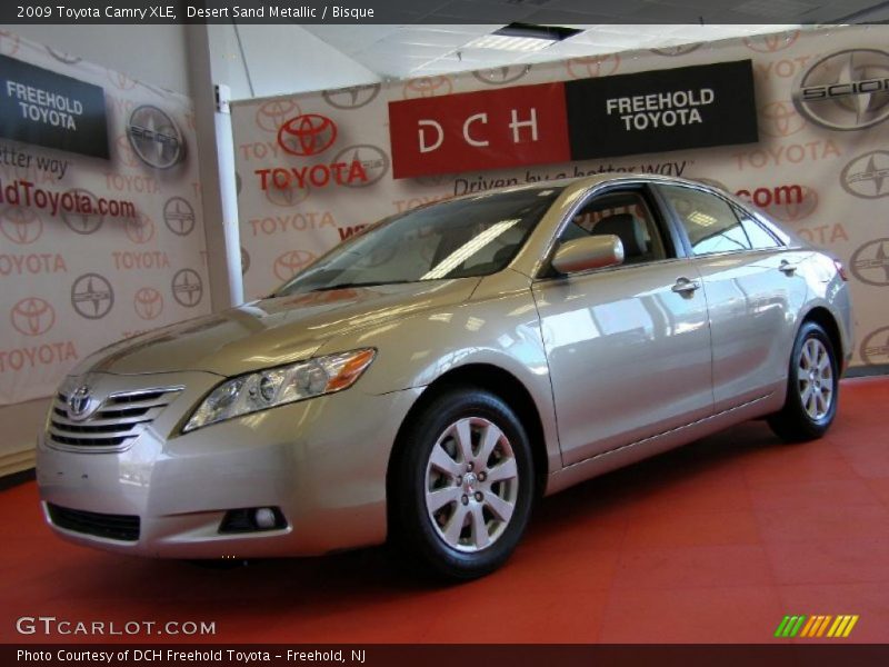 Desert Sand Metallic / Bisque 2009 Toyota Camry XLE