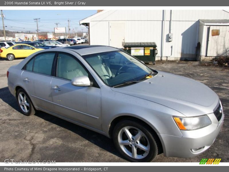 Bright Silver / Gray 2006 Hyundai Sonata LX V6