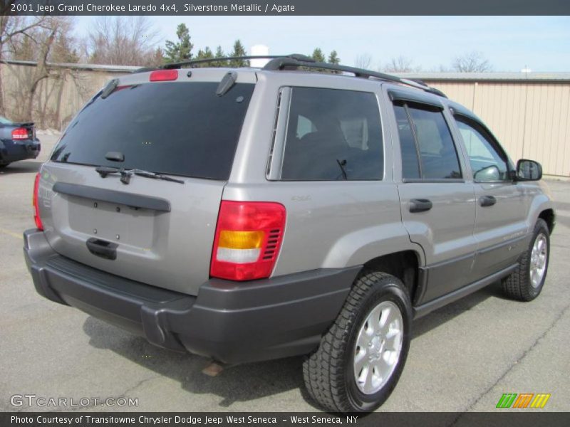 Silverstone Metallic / Agate 2001 Jeep Grand Cherokee Laredo 4x4