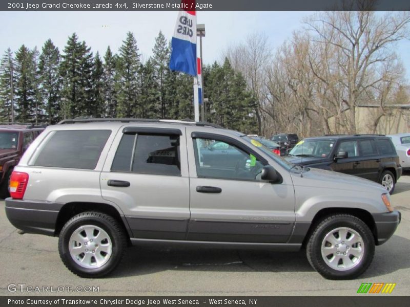 Silverstone Metallic / Agate 2001 Jeep Grand Cherokee Laredo 4x4