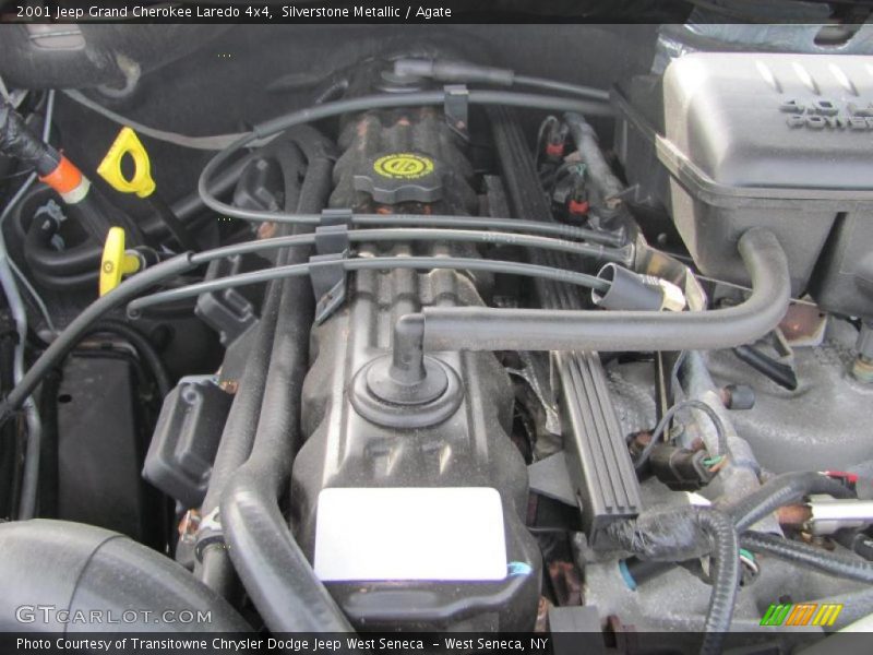 Silverstone Metallic / Agate 2001 Jeep Grand Cherokee Laredo 4x4
