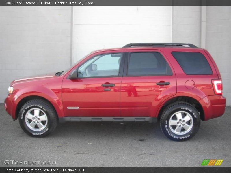 Redfire Metallic / Stone 2008 Ford Escape XLT 4WD