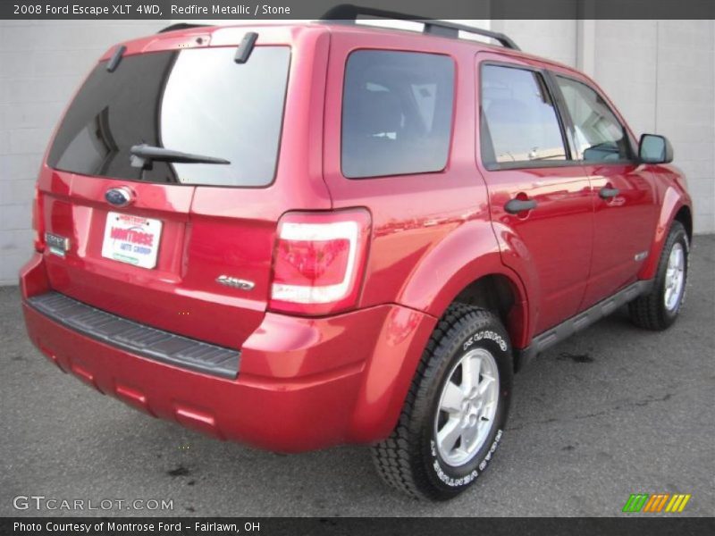 Redfire Metallic / Stone 2008 Ford Escape XLT 4WD