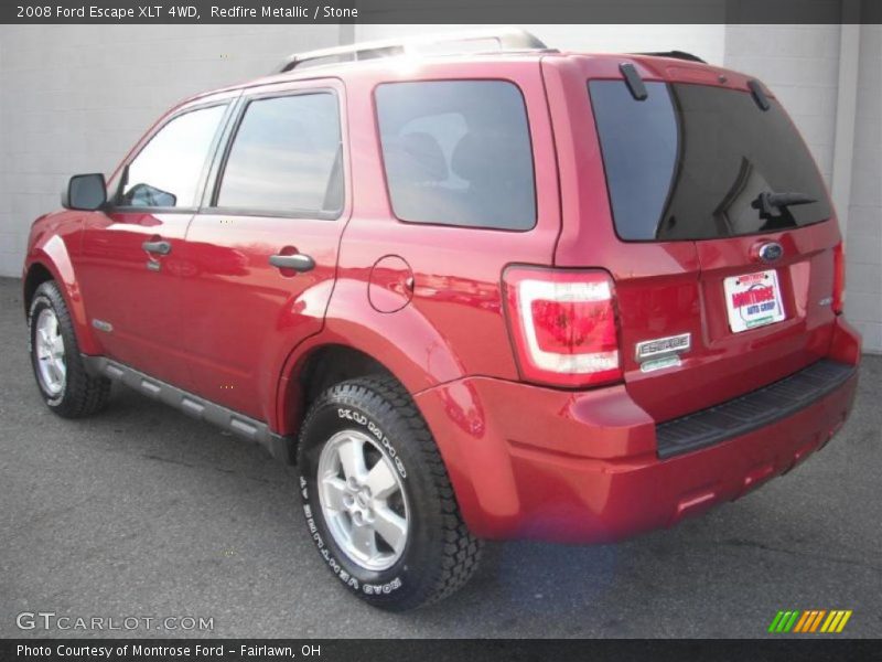 Redfire Metallic / Stone 2008 Ford Escape XLT 4WD