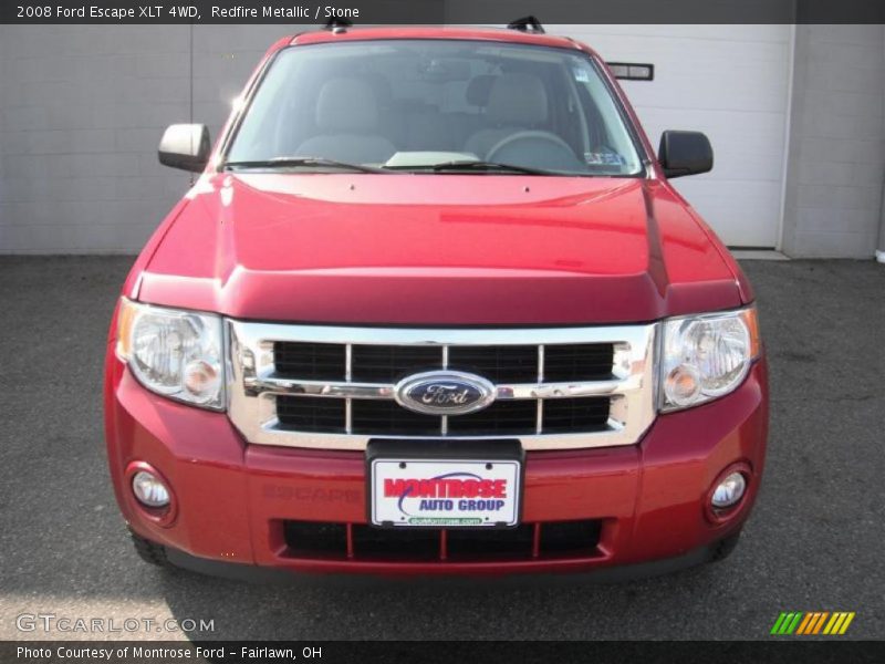 Redfire Metallic / Stone 2008 Ford Escape XLT 4WD