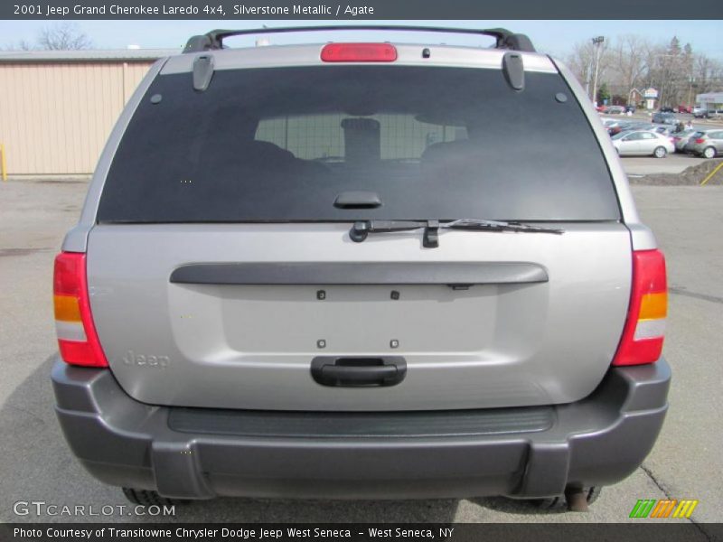 Silverstone Metallic / Agate 2001 Jeep Grand Cherokee Laredo 4x4