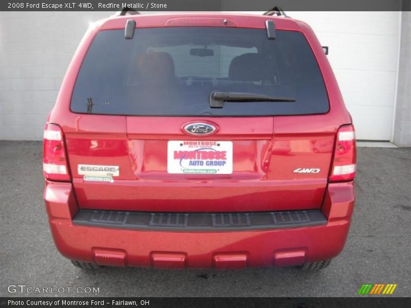 Redfire Metallic / Stone 2008 Ford Escape XLT 4WD