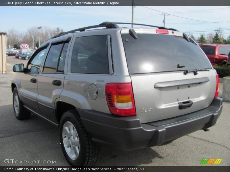 Silverstone Metallic / Agate 2001 Jeep Grand Cherokee Laredo 4x4